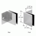 Fixed Panel Square Clamp (With Small Leg) 